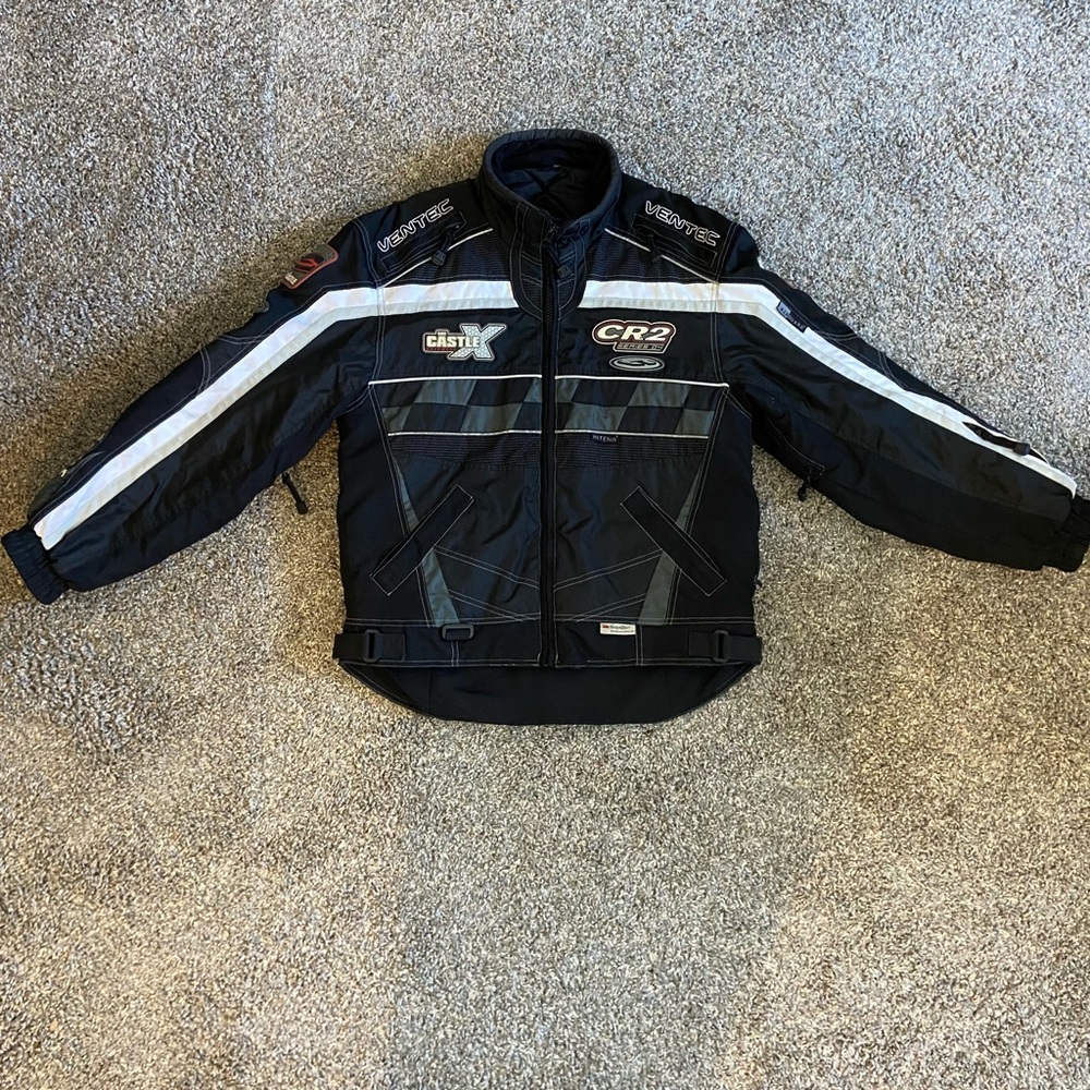 CASTLE X CR2 Snowmobile Jacket Adult sz Small Hitena series 04